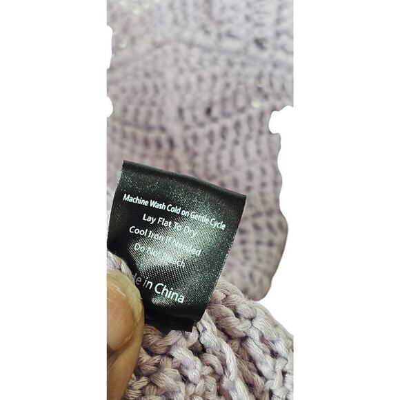 New with Tags Pol Cropped Crochet Stretchy Babydoll Top SZ Small - Picture 11 of 11